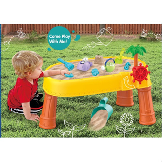 ชุดโต๊ะเล่นทราย โต๊ะเล่นน้ำ ชุดเครื่องเล่นขุดทราย Beach Toy 2in1 Sand&Water Table