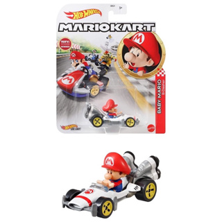 แท้ 100% จากญี่ปุ่น ฮอตวิล รถมาริโอ้ คาร์ท Hot Wheels Baby Mario Kart Mattel Minicar