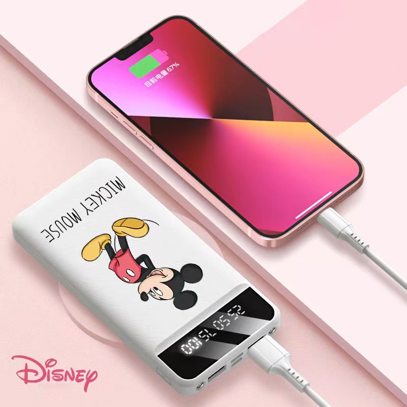 disney-พาวเวอร์แบงค์-มิกกี้เมาส์-power-bank-50000-mah-แบตสำรอง-พาวเวอร์แบงค์-แบตเตอรี่สำรอง-คุณภาพดี