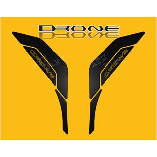 กันรอย GPX รุ่น Drone สี เหลือง-ดำ