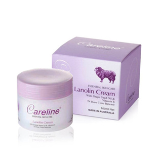 Careline Lanolin Cream 100ml Careline Lanolin Cream with Grape Seed Oil &amp; Vitamin E 100mg