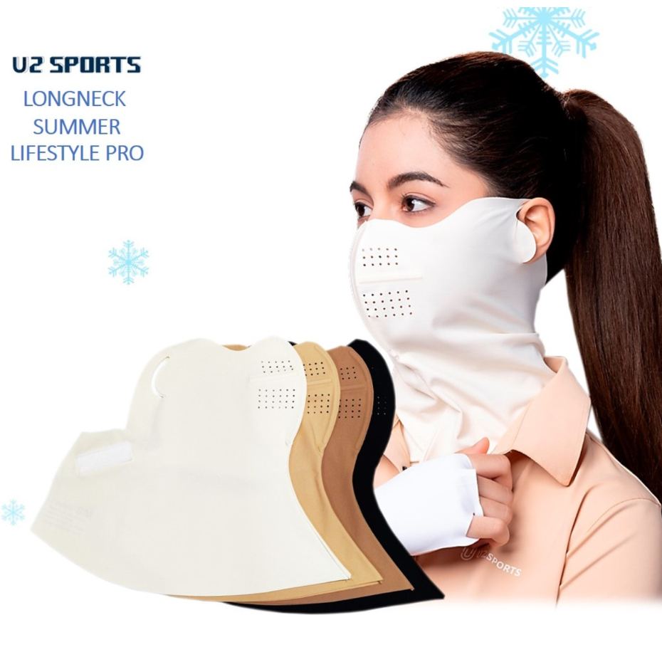 ภาพหน้าปกสินค้าU2SPORTS Longneck Summer Lifestyle Pro หน้ากากผ้ากันแดดทรงยาว มีรูระบายอากาศที่จมูกและปาก เสริมโครงลวด unisex