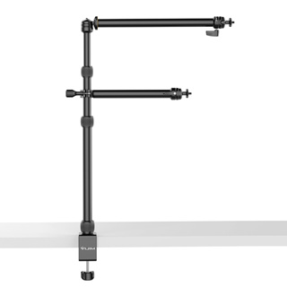 VIJIM LS11 Desk Stand สำหรับเสริมอุปกรณ์ต่างๆ ยึดกับโต็ะด้วยขา lock แบบ C-lamp เสริม 2 แขน