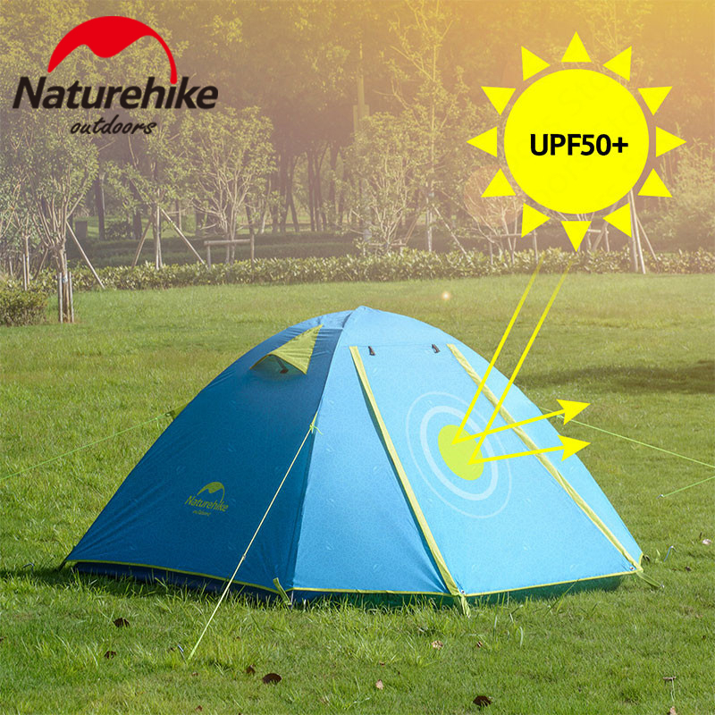 naturehike-nh18z044-p-p-series-aluminum-pole-tent-เต็นท์-new-color-4-man-dark-green