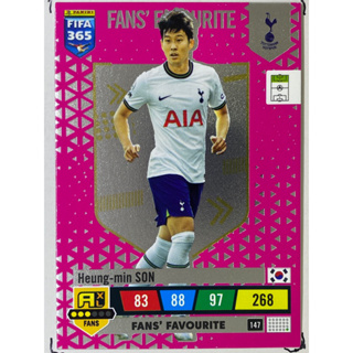 การ์ดนักฟุตบอล การ์ดสะสม Heung-min Son 2023 Tottenham hotspur การ์ดนักเตะ สเปอร์ส xl 365