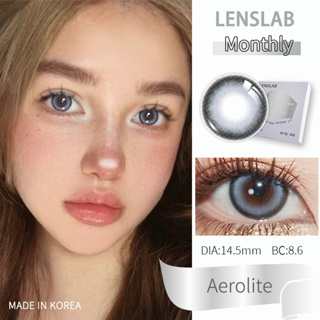 LENSLAB  คอนแทคเลนส์สีน้ำเงิน  คอนแทคเลนส์สีเทา  Color contact lenses 14.5mm (1 pair) 1 monthly