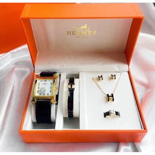 ชุด Set นาฬิกา + เครื่องประดับ Hermes !! 🌟🌟🌟