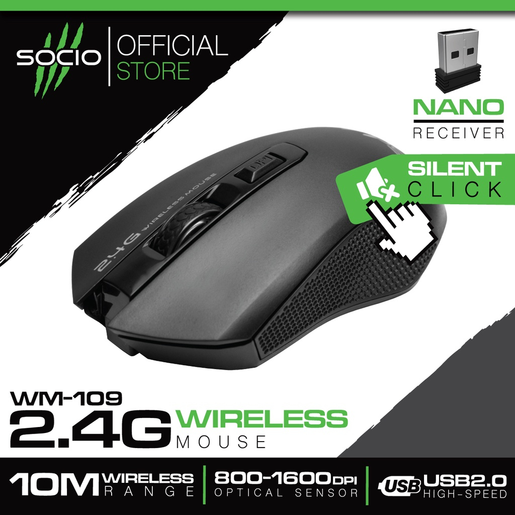 socio-wireless-optical-mouse-wm-109-black-เมาส์-ไร้สาย