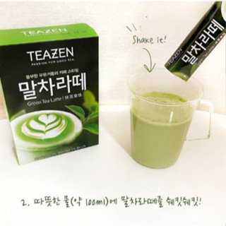 teazen matcha latte ทีเซ็น มัทชะ ลาเต้ เกาหลี กล่อง 🍃 สินค้าขายดี ของแท้ 💯 Premium Matcha Powder