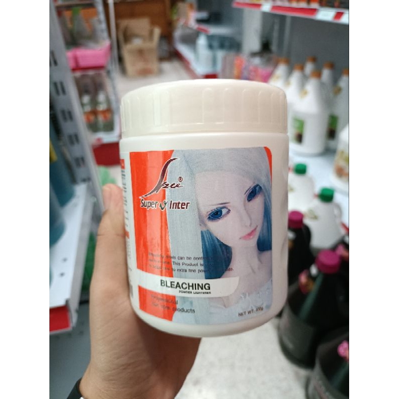 Super V Bleaching powder lightener ซุปเปอร์ซี บลีชชิ่ง พาวเดอร์ ไลท์เทน ...