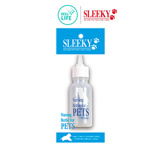 Sleeky สลิคกี้ ขวดนมสำหรับลูกสุนัขและสัตว์เลี้ยง แบบเปลือย ขนาด 50 มิลลิลิตร