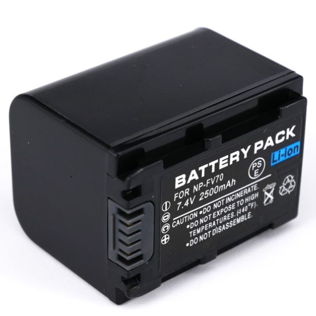 DSTE Ersatzakku + USB-Ladegerät Für Sony NP-FV100 – Kompatibel Mit DCR-SR, SX, CX, PJ Modellen, 5700 MAh
