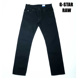 ยีนส์ G-Star Raw เอว 35 สีดำ Superblack ผ้าสัมผัสนุ่ม ผ้ายืดนิดๆ ขากระบอกตรง