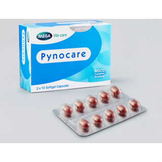 ภาพขนาดย่อของภาพหน้าปกสินค้าMega We Care Pynocare 20 capsules buy 1 get 1 เมก้า วีแคร์ ไพโนแคร์ ไวท์ 20แคปซูล ซื้อ 1 แถม 1 ฝ้ากระ จากร้าน nongrx บน Shopee
