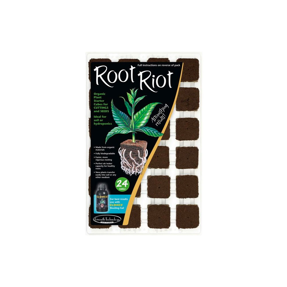 Root Riot ถุง original package ขนาด 24 Cubes ปักชำ เพาะ เมล็ด ไม่ต้อง ...