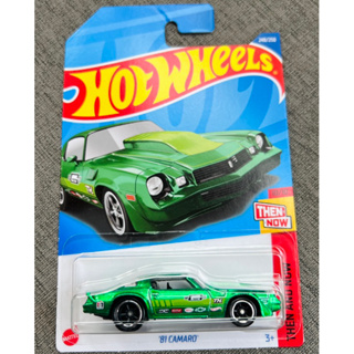 (ล้อยาง)81 CAMSRO Hotwheels ลิขสิทธิ์แท้100% โมเดลรถเหล็ก สเกล 1/64