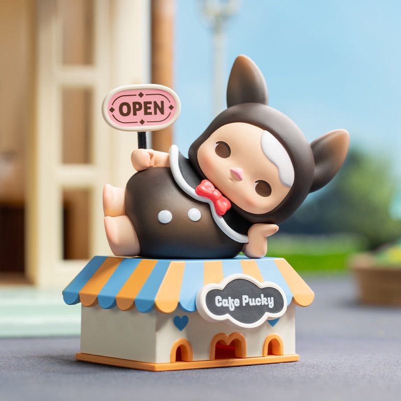 (พร้อมส่ง เลือกแบบได้) POP MART Pucky Rabbit Cafe series. โมเดล ฟิกเกอร ...