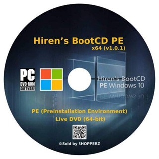 บูตฉุกเฉินสำหรับซ่อมคอมพิวเตอร์ Hiren’s BootCD PE x64