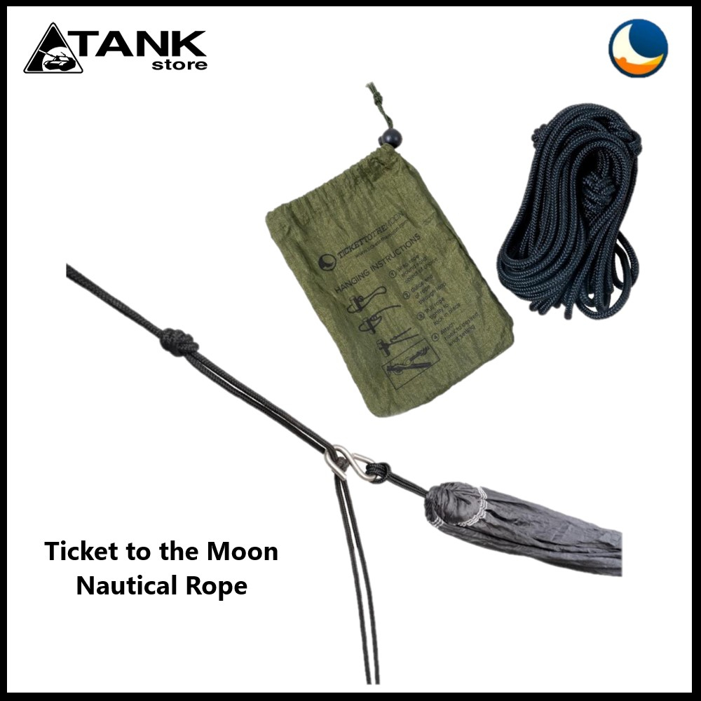 Ticket to the Moon Nautical Rope เชือกผูกเปลแบบผูกปม ช่วยให้คุณตั้งเปล ...
