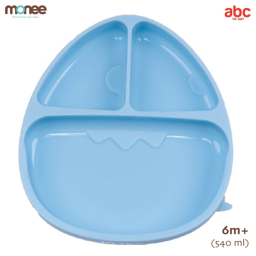 monee-จานข้าวเด็ก-ซิลิโคนดูดโต๊-ลายไดโนเสาร์-dinosaur-silicone-suction-food-plate-สำหรับเด็ก-6-เดือนขึ้นไป