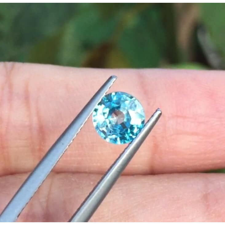 พลอยเพทาย-blue-zircon-นน1-43กะรัต