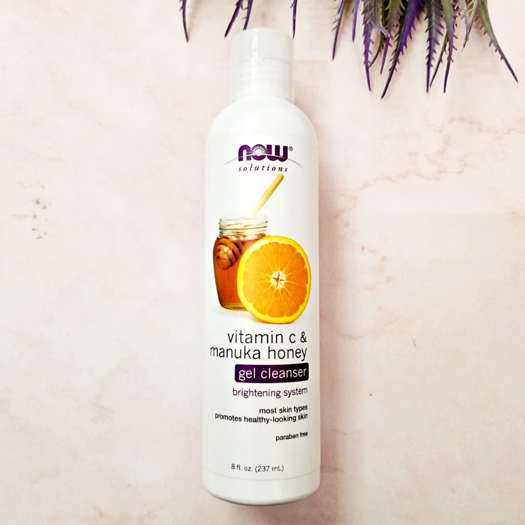 [NOW Solutions®] Vitamin C & Manuka Honey Gel Cleanser 237 mL เจลล้าง