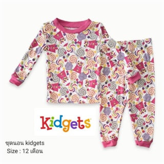 ชุดนอนเด็กผู้หญิง kidgets ขนาด 1 ขวบ มือ 1 (Kidgets pajamas set)