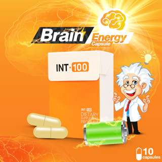 ภาพหน้าปกสินค้าINT-100™ 5 hours BRAIN energy capsule วิตามินเสริมสมอง สมองดี งานเดิน ที่เกี่ยวข้อง