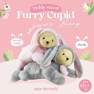 Aroma Teddy &amp; Teddy Gifts : ✨Teddy Furry Cupid Bunny ✨หมอนกระต่าย หมอนกอด ของขวัญวันเกิด