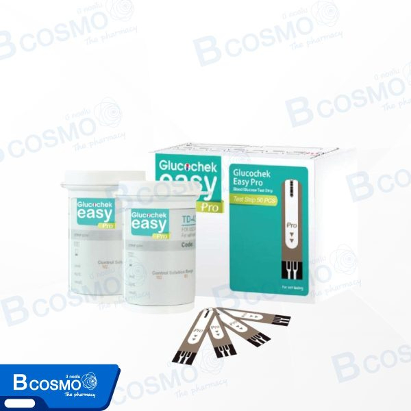 glucochek-easy-pro-แผ่นตรวจเบาหวาน-แผ่นตรวจน้ำตาล-แผ่นตรวจระดับน้ำตาล-รุ่น-td-4279a-50-ชิ้น-กล่อง