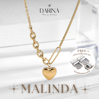 Malinda สร้อยคอ Darina Jewelry DRN0028 ✨พร้อมกล่องเครื่องประดับ เขียนการ์ดได้
