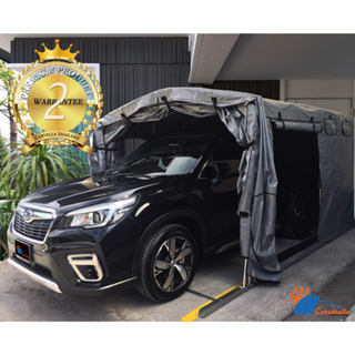 เต็นท์จอดรถสำเร็จรูป CARSBRELLA รุ่น MPV SIZE S,M,L,XL สำหรับรถยนต์ทุกขนาด Aluminium Frame