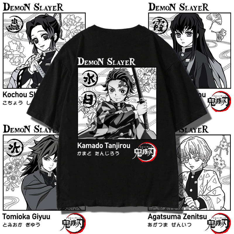 anime-demon-slayer-เสื้อยืด-kamado-tanjirou-เสื้อยืดชายอะนิเมะญี่ปุ่นแขนสั้น