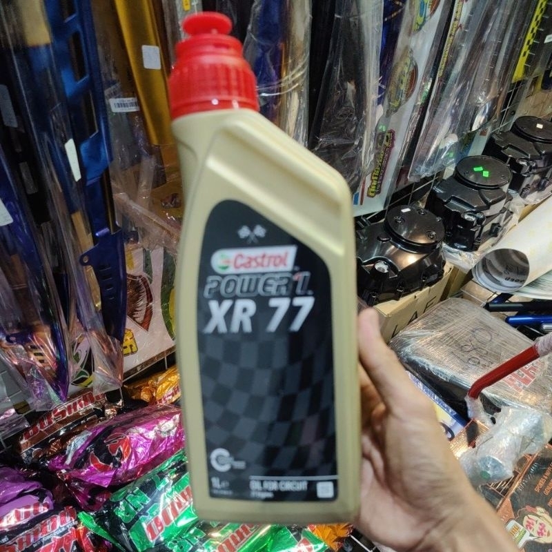 น้ำมัน2t-castrol-power1-xr77สูตร-ใหม่พิเศษเหมาะสำหรับรถแข่งรถวิบากรถใช้รอบสูงของแท้ตัวนอกนำเข้าสินค้ามีพร้อมส่ง