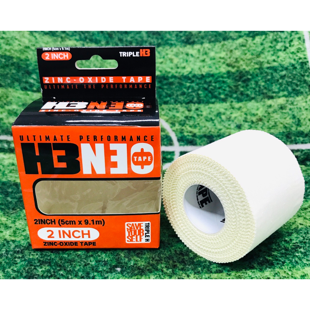 h3-fit-tape-เทปล็อค-2-นิ้ว-ชนิด-zinc-oxide-tape-เทปผ้าทางการกีฬา-ขนาดความกว้าง-2-นิ้ว-ยาว-9-1-เมตร-เทปผ้าทางการกีฬาและการแพทย์-ชนิด-zinc-oxide-tape-ใช้เป็นตัวช่วยการเคลื่อนไหวของข้อต่างๆ-สามารถใช้ได้โ