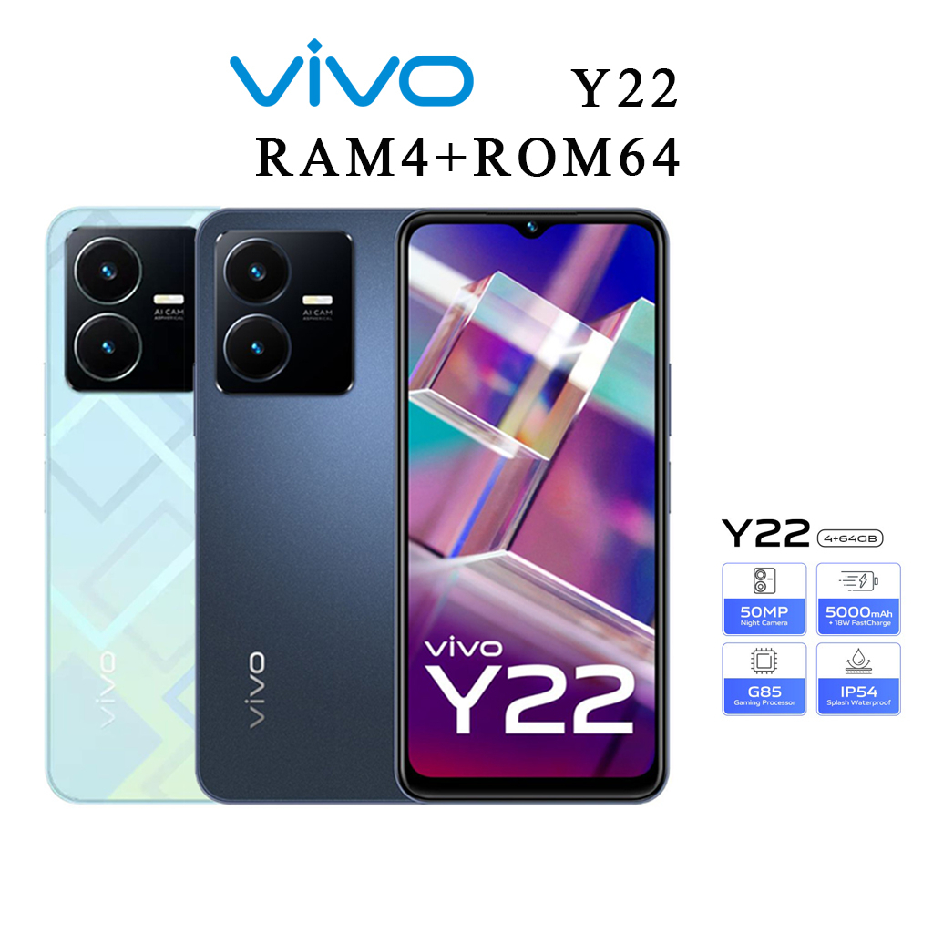 รูปภาพสินค้าแรกของVivo Y21 / Y22  แบตเตอรี่5,000 mAh  เครื่องศูนย์ไทย