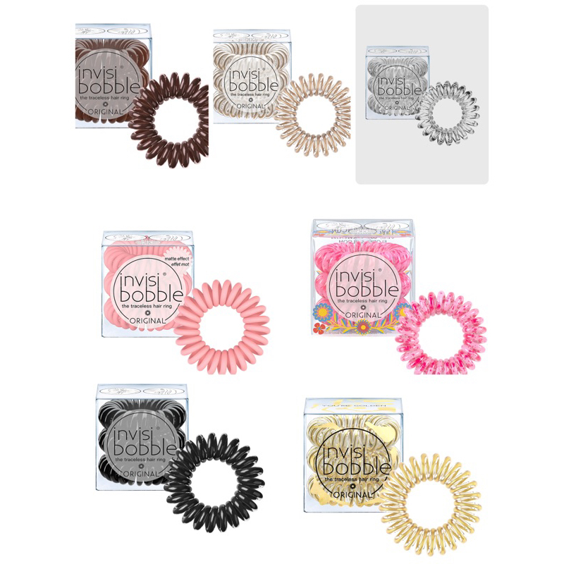 แท้-หิ้วเองจากอังกฤษ-invisibobble-hair-tie-รุ่น-original-หลายสีให้เลือก-แบ่งขาย-ราคาต่อเส้น