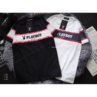 พร้อมส่ง 🫶🏻 เสื้อยืดเพย์บอย playboy งานสกรีน ผ้าคอตตอล งานใหม่สวยตรงปกแน่นอน