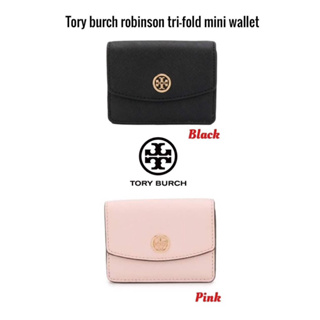 💕Tory burch robinson tri-fold mini wallet