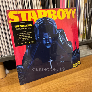 🔴🔴ซีล พร้อมส่ง! แผ่นเสียง The Weeknd - Starboy RED Vinyl, 2LP (The Weeknd vinyl) ของแท้ 100%