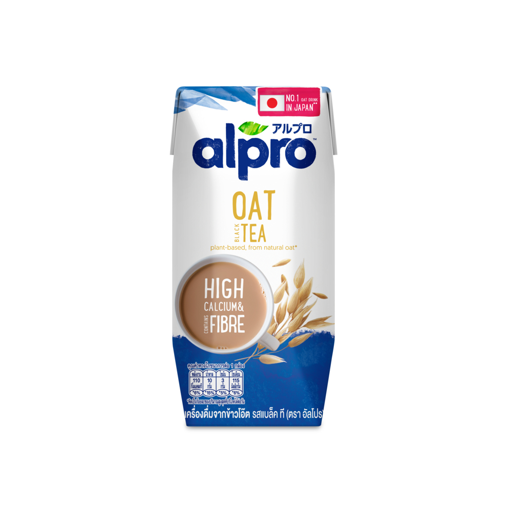 นมโอ๊ต-อัลโปร-ยูเอชที-รสชา-180-มล-3-กล่อง-นม-uht-alpro-oat-milk-tea-180-ml-3-bricks