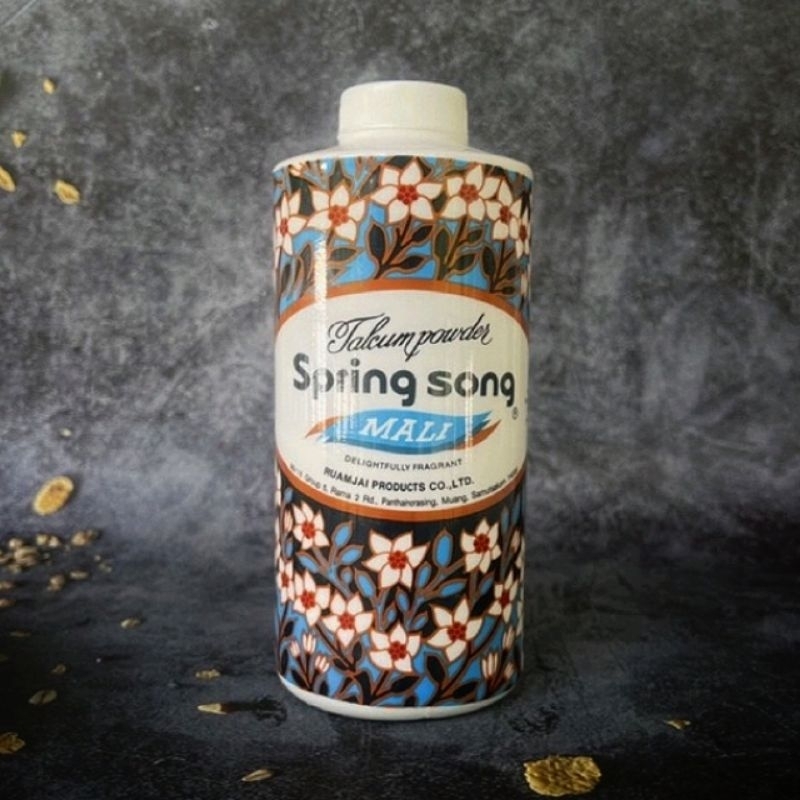 [มี2ขนาด] สปริงซอง แป้งหอม กลิ่นมะลิ 150/200g Spring Song Talcum Powder ...