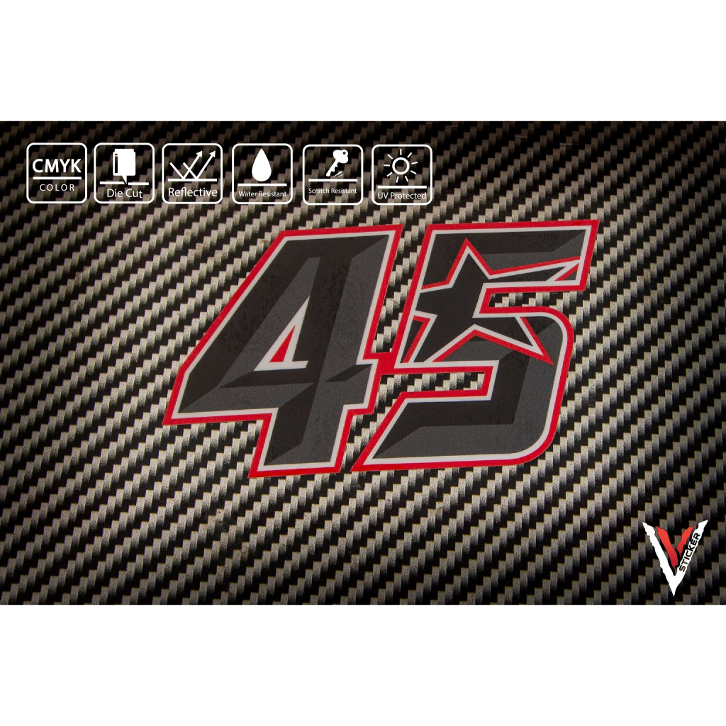 สติ๊กเกอร์ติดรถ Sticker Scott Redding 218 | Shopee Thailand