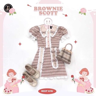 🐻🤎ชุดเซ็ตสก๊อต BLT BRAND Brownie Scott Set 2 ชิ้น ไซส์ L ป้ายห้อย น่ารักมากกก🤎🐻