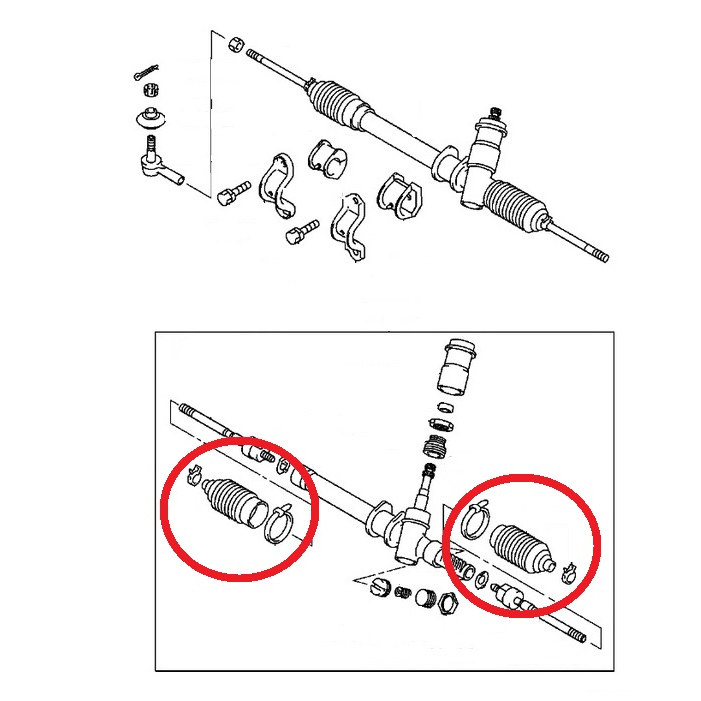 ยางกันฝุ่นแร็ค-มิตซูบิชิ-แลนเซอร์-mitsubishi-lancer-e-car-ck2-ck5-ท้ายเบนซ์-doctor-car