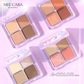 NÉE CARA อายแชโดว์ มินิพาเลท 4 สี