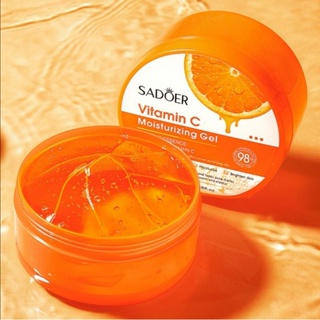 ภาพขนาดย่อของสินค้าเจลวิตามิน​ซี​ มาร์กหน้าใส Sadoer​ Vitamin​ C Gel ลดรอยดำ ลดริ้วรอย วิตามินซี Vitamin C สลีปปิ้งมาส์ค ฟื้นบำรุงผิวหน้า