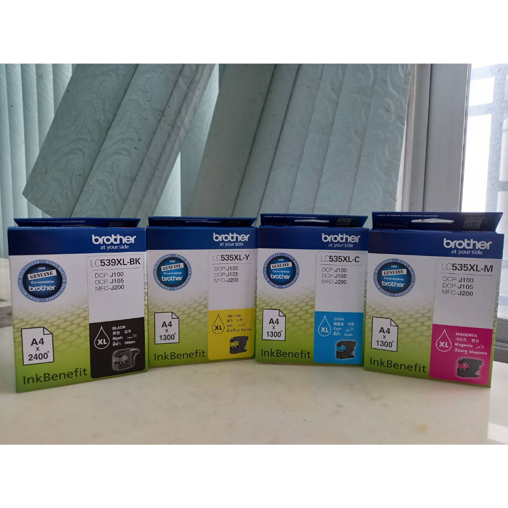 brother-lc-535-xl-สีฟ้า-แท้ศูนย์-100-cyan-ink-cartridge-ตลับหมึก-สีฟ้า-สำหรับเครื่องอิงค์เจ็ทรุ่น