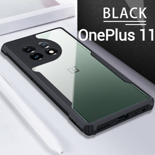 OnePlus11(พร้อมส่งในไทย)เคสกันกระแทกขอบสีหลังใสOnePlus 11 5Gตรงรุ่น1+11
