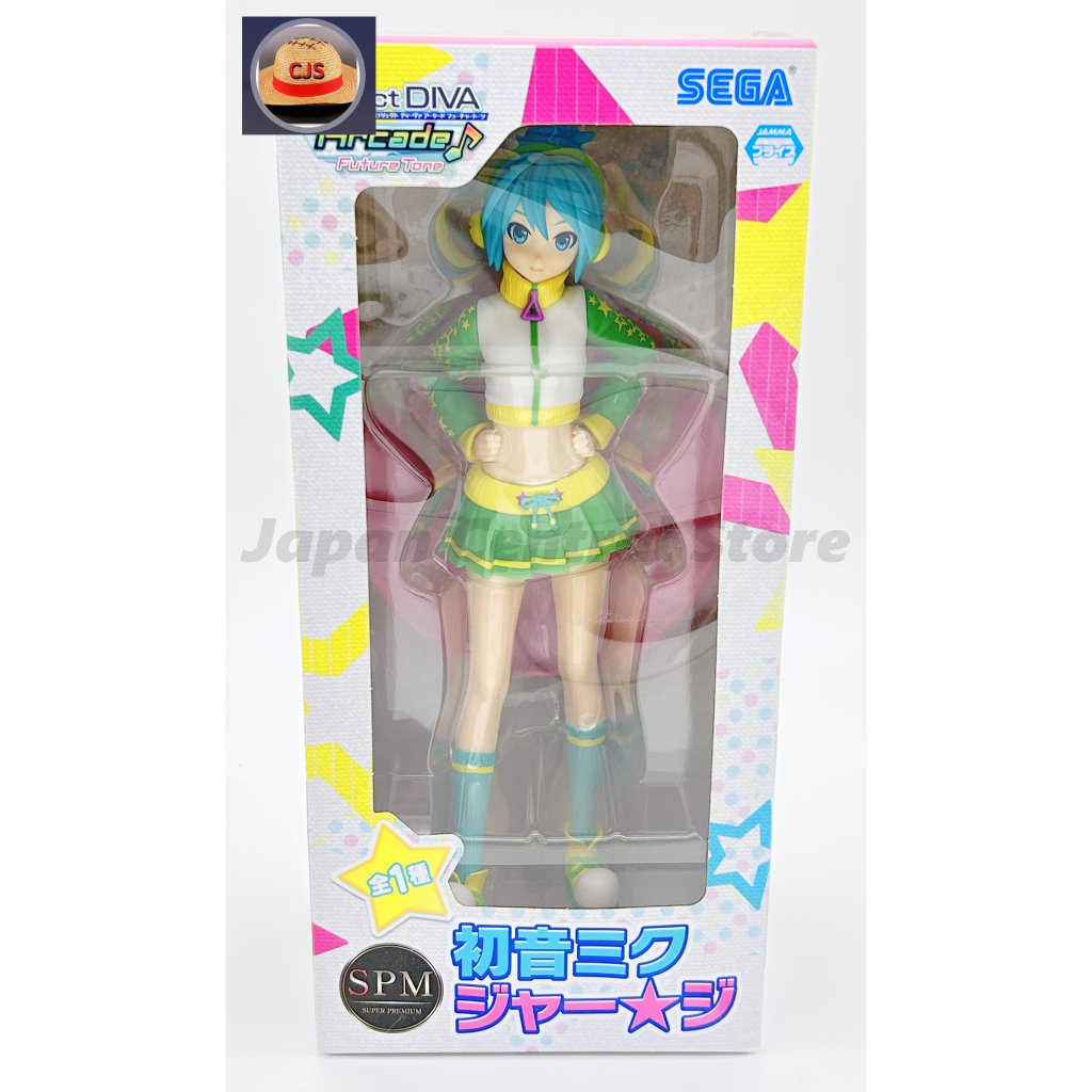 ส่งตรงจากญี่ปุ่น-ฟิกเกอร์-sega-hatsune-miku-jersey-vocaloid-limited-premium-figure-project-diva-arcade-ของแท้จากญี่ปุ่น